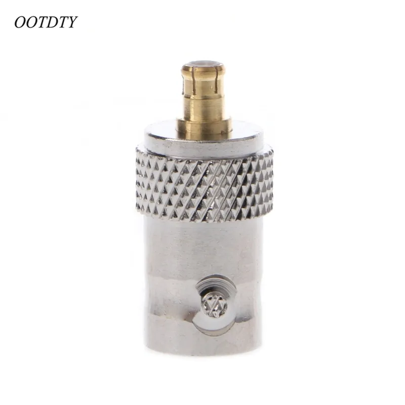 

OOTDTY BNC Female Jack to MCX Male Plug Straight RF Coax Coaxial Connector Adapter