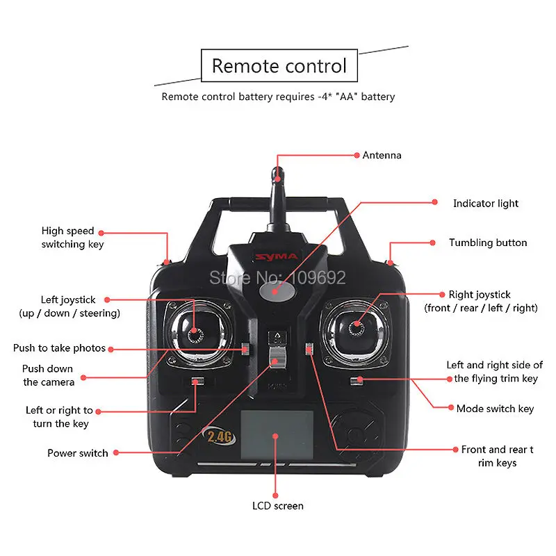 100% Original Syma X5C-1 (Upgrade Version Syma X5C) Drone Can Add WIFI FPV HD 2MP Camera RC Quadcopter Helicopter Toy VS H31 H22