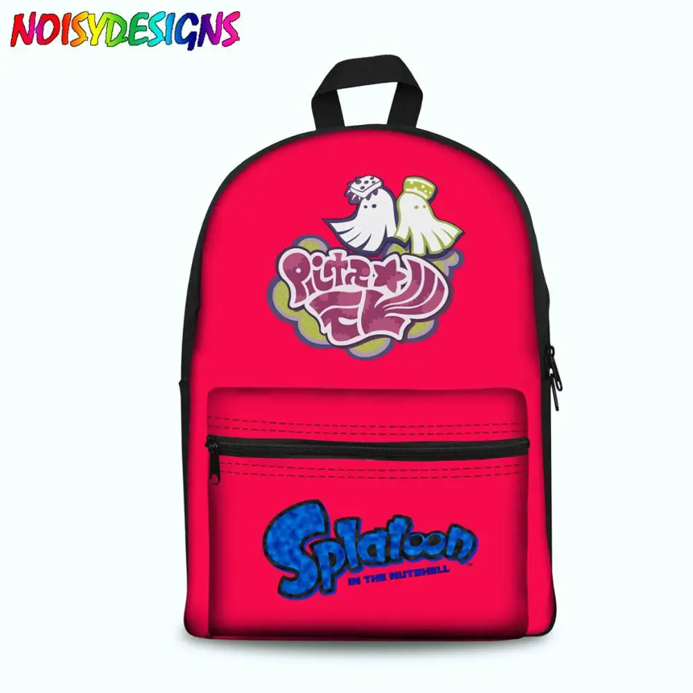 Коричневый Splatoon 2 nintendo переключатель школьная сумка дорожные сумки Детская Студенческая сумка для мальчиков и девочек милый большой рюкзак Wlcm Dropshopping - Цвет: Коричневый
