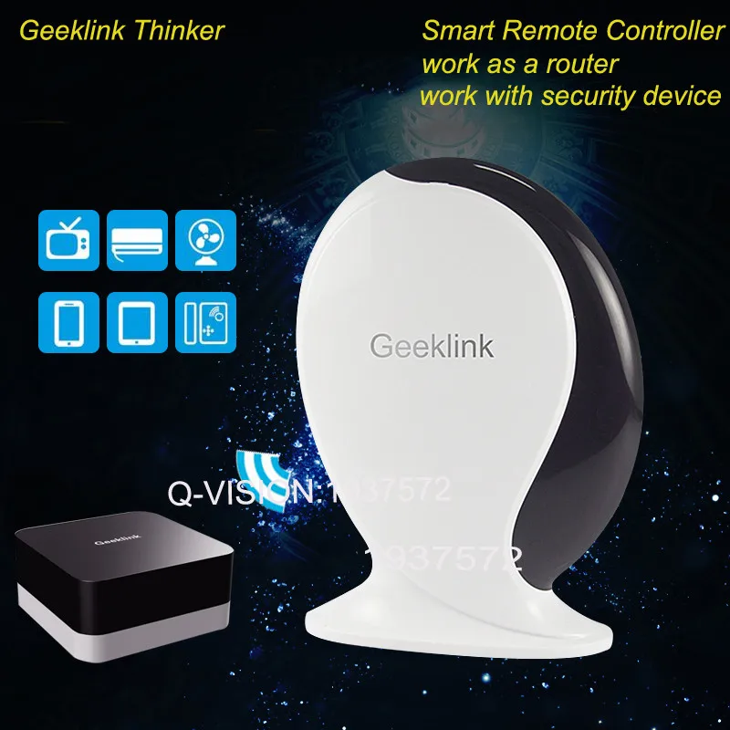 Prix pour Geeklink Penseur + Extension Universelle Smart Home Télécommande WiFi/IR/RF Routeur pour IOS Android Smart APP Domotique Prix pour Geeklink Penseur + Extension Universelle Smart Home Télécommande WiFi/IR/RF Routeur pour IOS Android Smart APP Domotique