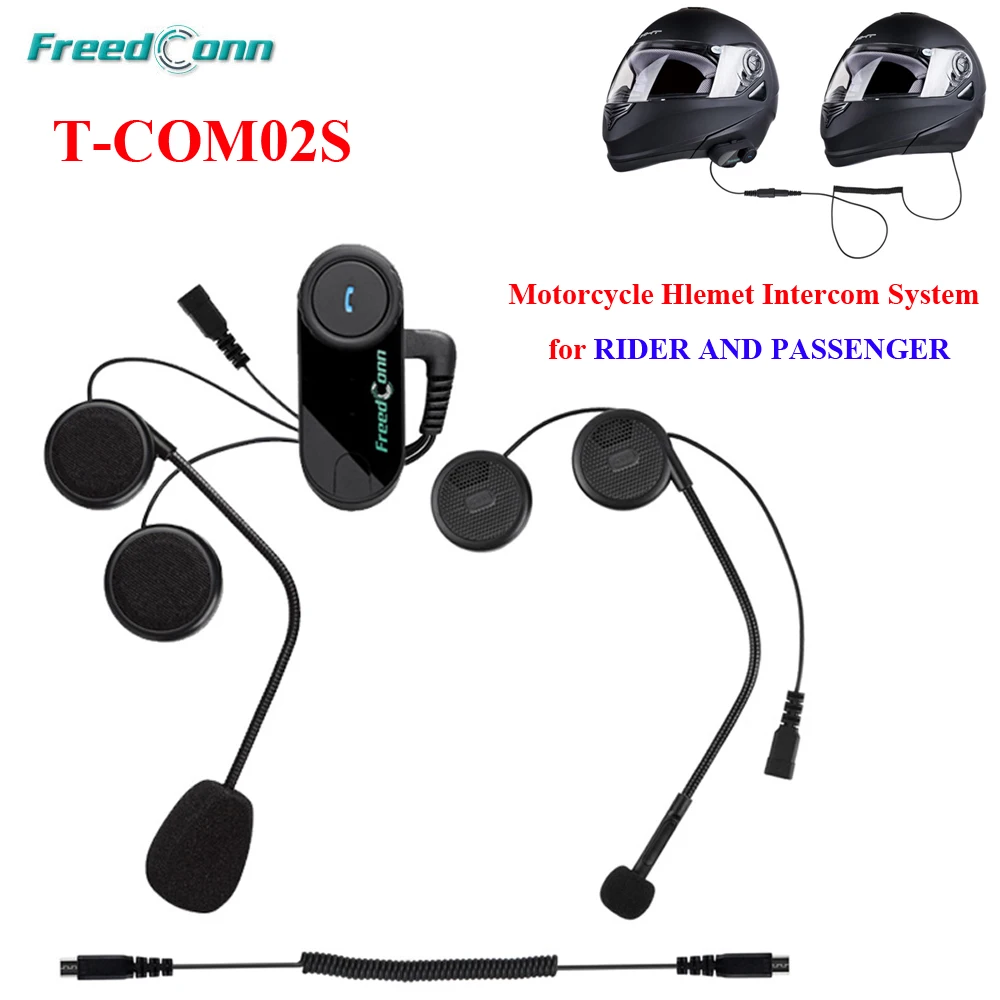 Freedconn T COM02S мотоциклетный шлем интерфон Bluetooth гарнитура для мотоциклиста и