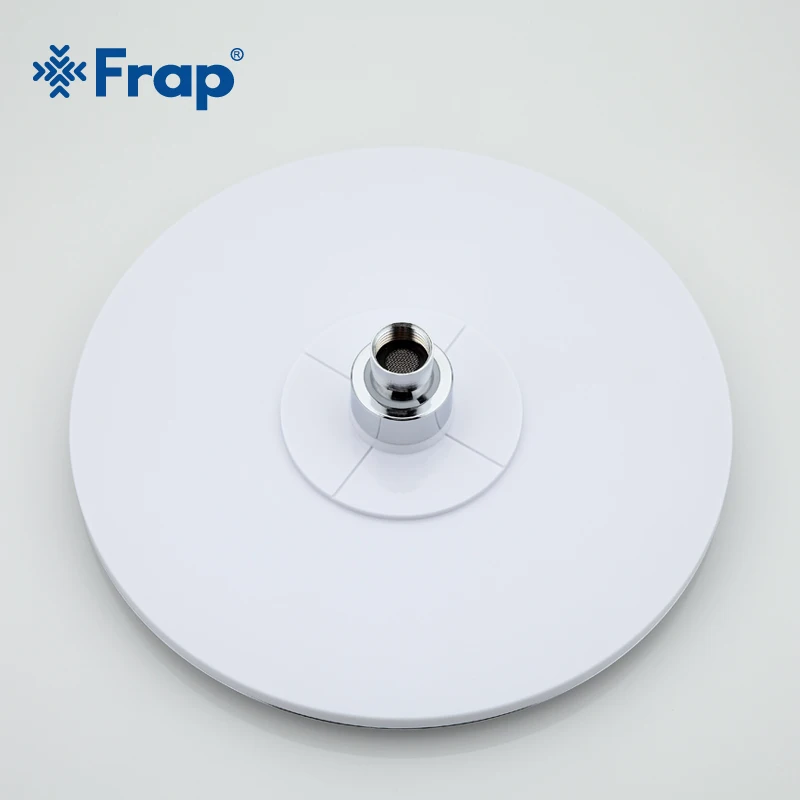 Günstige FRAP Neue Ankunft 245mm Bad Runde ABS dusche kopf top wasser saving Overhead regen dusche F008 25