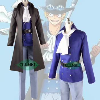 

New Japanese Anime ONE PIECE Sabo Cosplay Costume for Halloween Any Size