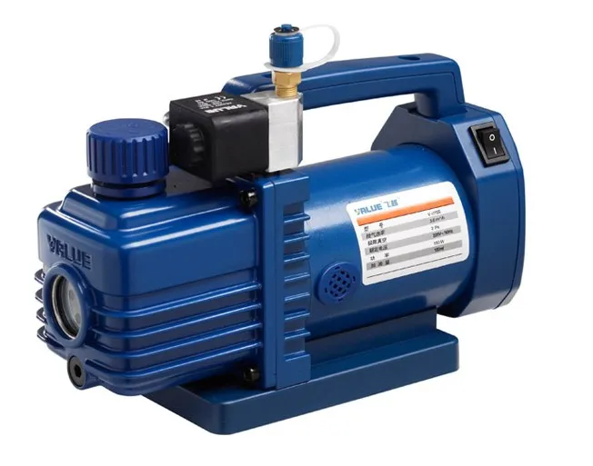 

V-I115S-M reliable Hvac rotary-vane vacuum pump 220V 150W Suitable for R410A R134A R22 R407C R12