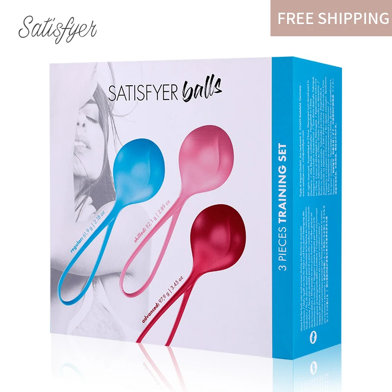 Satisfyer Safe Silicone Smart Ball Kegel Ball Ben Wa Ball Vagina Tighten Exercise Machine Vaginal G