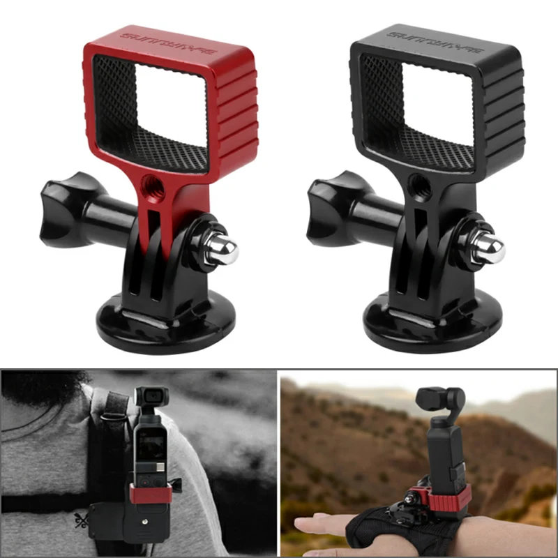 

Aluminum Adapter for DJI OSMO POCKET Handheld Gimbal Camera Metal Expanding Adapter Gopro Tripod Extension Module Backpack Clamp