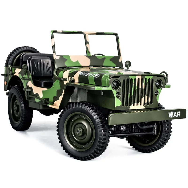 EC01 1/10 2 4G 4WD Rc автомобиль джедай транспортер камуфляж военный грузовик RTR