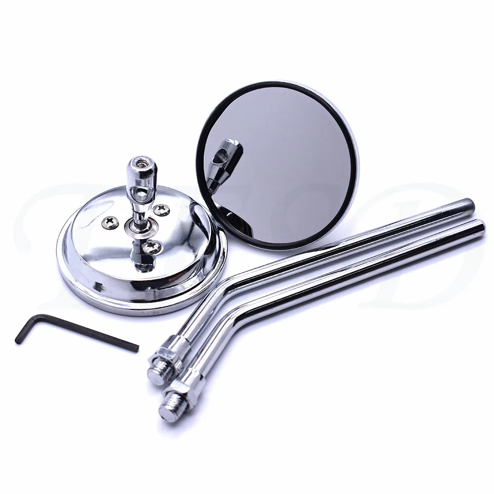 

Universal 10 mm motorcycle rearview mirror scooter bicycle motorbike side mirror for Honda Suzuki KTM Triumph