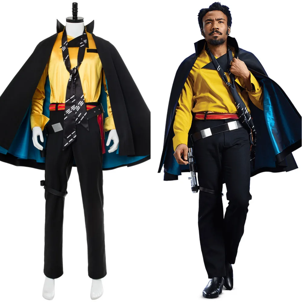Lando Calrissian Косплэй костюм Solo: звездой история накидка | Тематическая одежда и