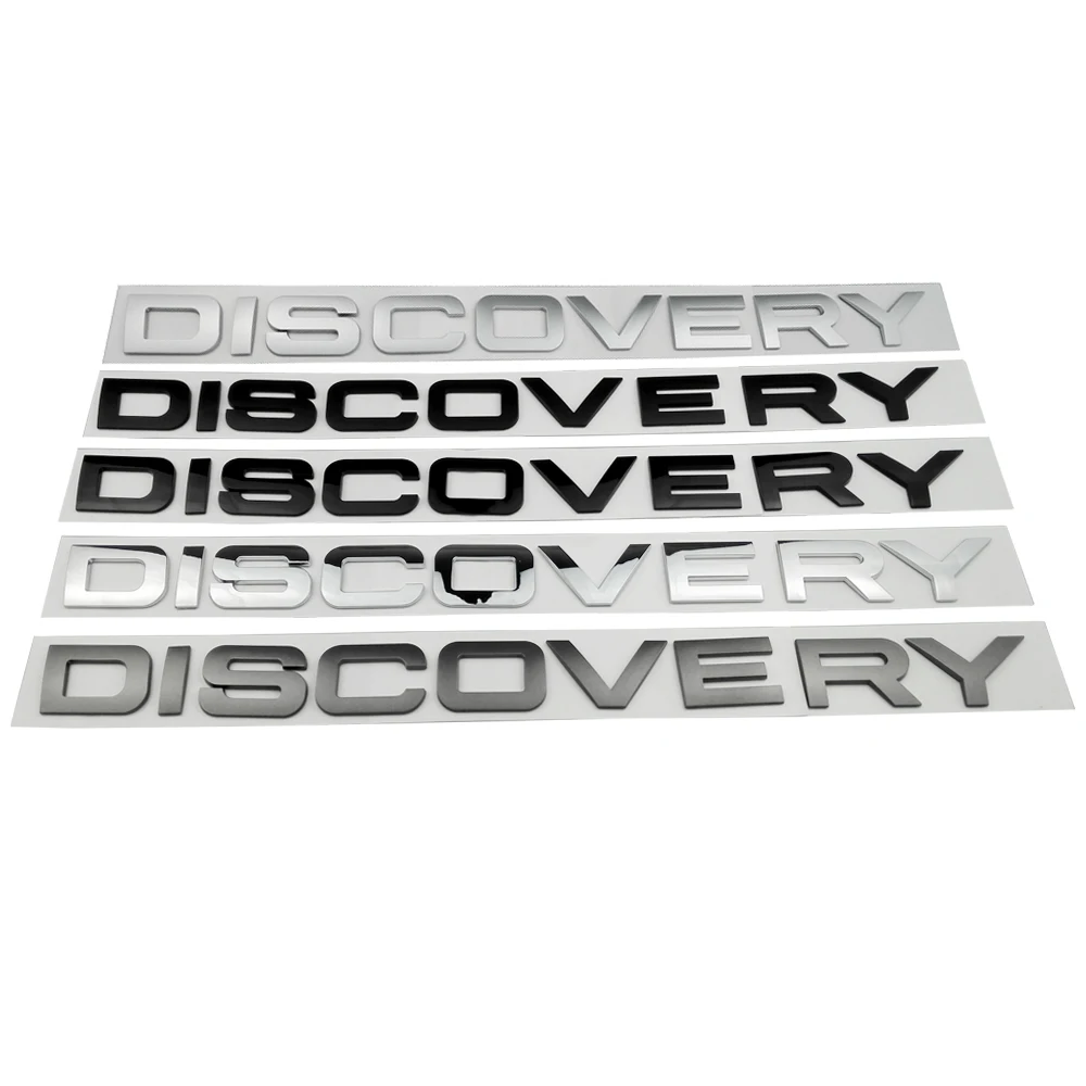 

Car Styling for Discovery 3D Sticker for Land Rover Discovery 4 2 3 Defender Freelander Evoque Trunk Rear Emblem Decal Badge