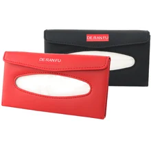 E-FOUR Автомобильный солнцезащитный зажим держатель ткани микро-волоконная кожа ручная швейная работа простое видение элегантный стиль авто тканевая сумка в автомобилях