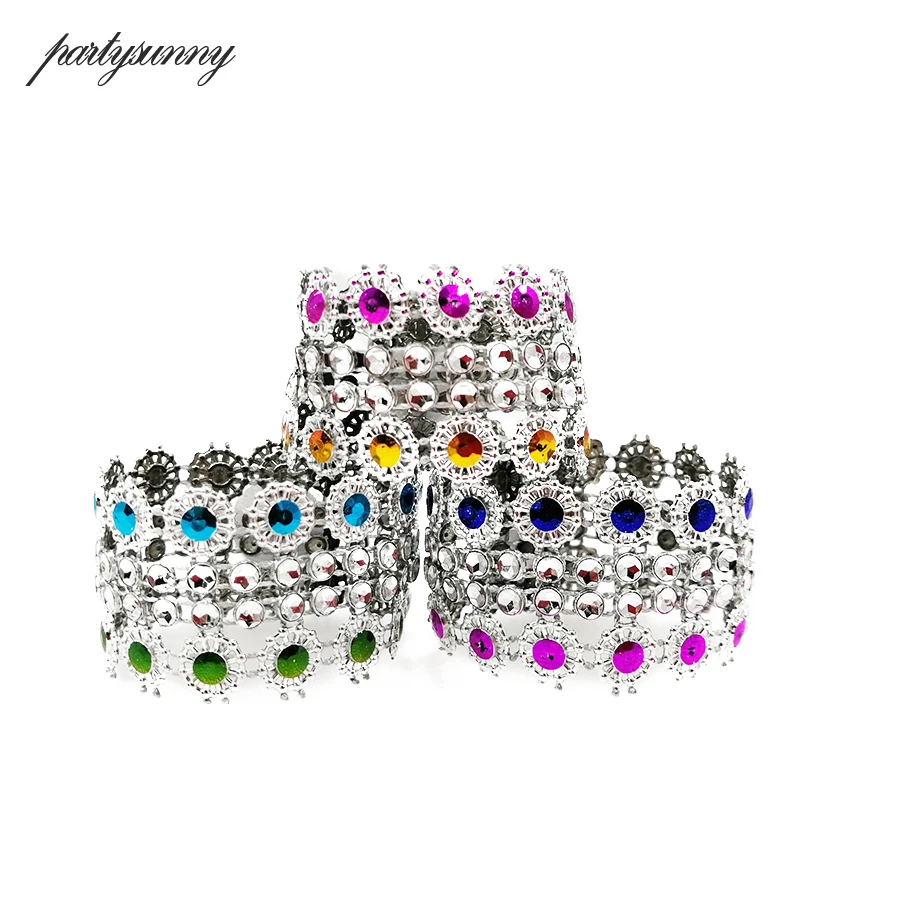 

10Pcs Napkin Rings for Wedding Decoration Easter Diamond Napkin Holder Cup Flower Ornament Party Banquet Table Decor Accessories