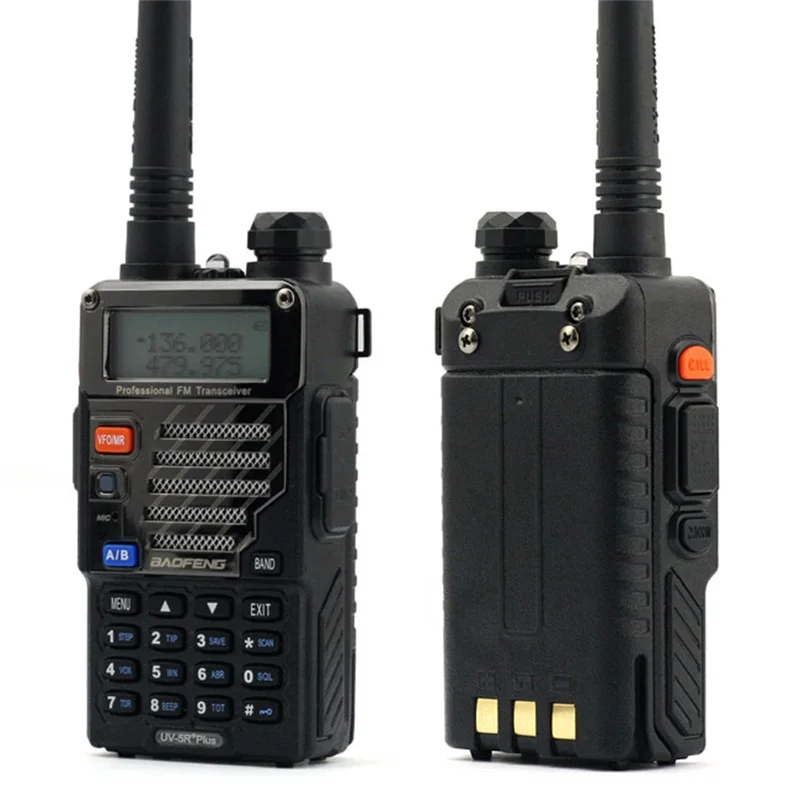 BAOFENG UV-5R плюс рация Dual Band 136-174 МГц/400-520 Mhz UV5R Портативный Handheld двухстороннее радиоприемник