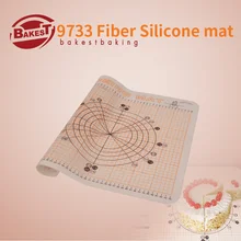 BAKEST выпечка торта DIY коврики силиконовые торт прокатки Выпускной коврики для приготовления пищи коврик
