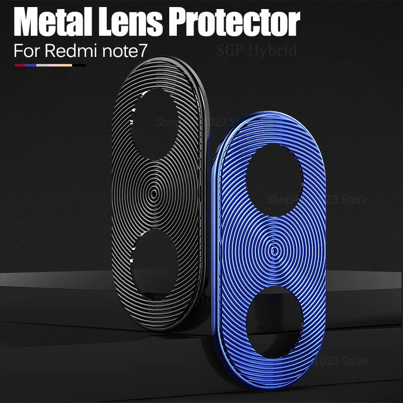 

Camera Lens Protective Ring Case For Xiaomi Redmi note7 Note 7 8 10 Pro 8t 9 se 9t K20 Metal Real Mobile Full Cover Safety Case