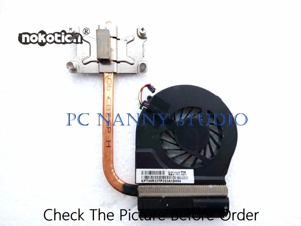 NOKOTION FOR G4 G7 G6 2000 711471 001 712112 001 Cooling Fan & Heatsink