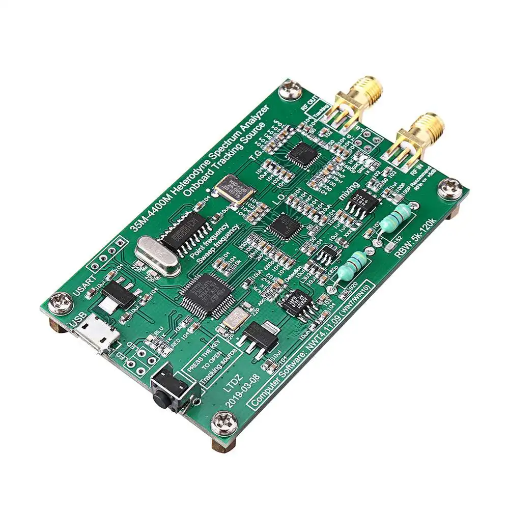 

Spectrum Analyzer USB LTDZ_35-4400M_Spectrum Signal Source with Tracking Source Module RF Frequency Domain Analysis Tool