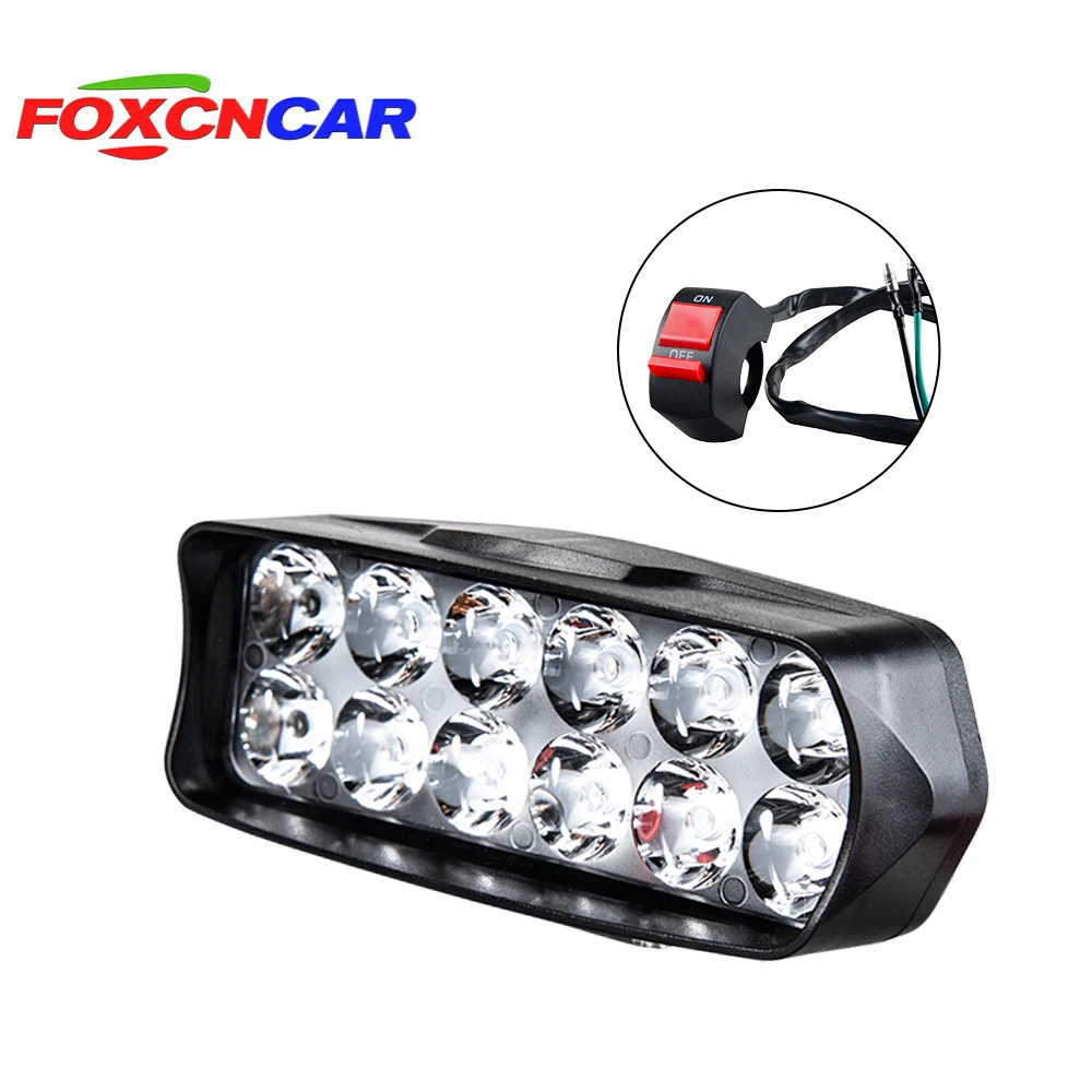 

FOXCNSUN LED Work Bar Light Headlight for Car Motorcycle Tractor Boat Off Road 4WD 4x4 Truck SUV ATV Fog Lights Lamp 12V 24V