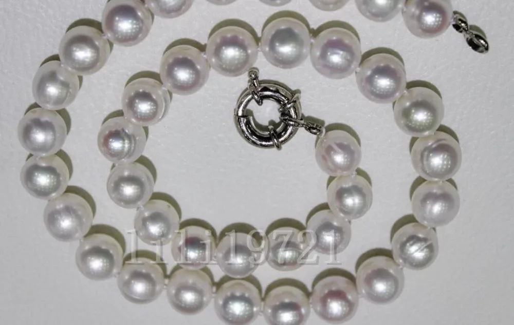

FREE SHIPPING *******12-13 MM NATURAL SOUTH SEA WHITE BAROQUE PEARL NECKLACE