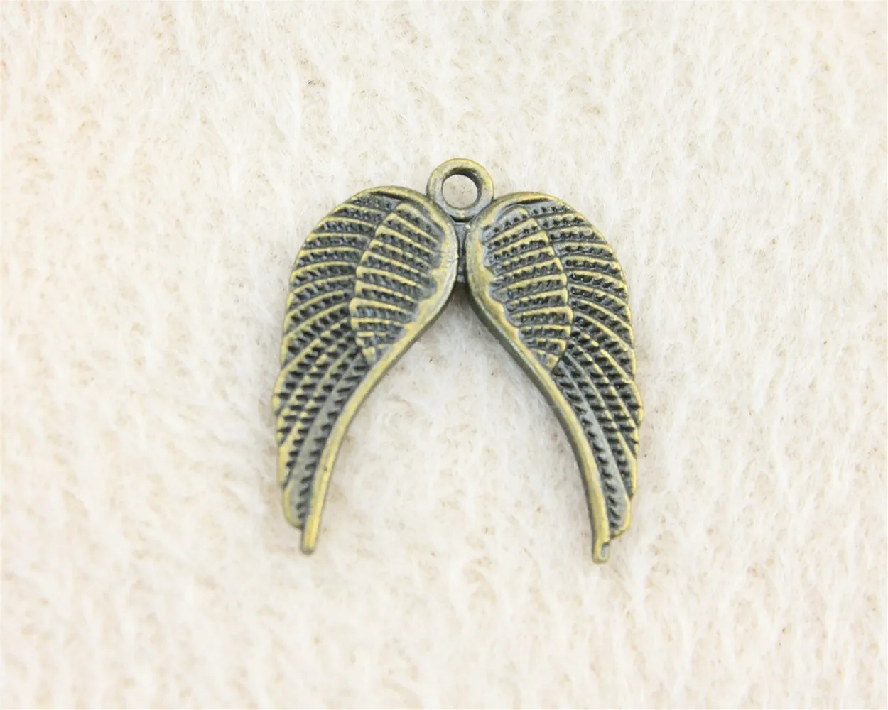 

67pcs/lot 21*19mm ancient bronze Double Wings charm Pendants DIY jewelry for bracelet necklace earring