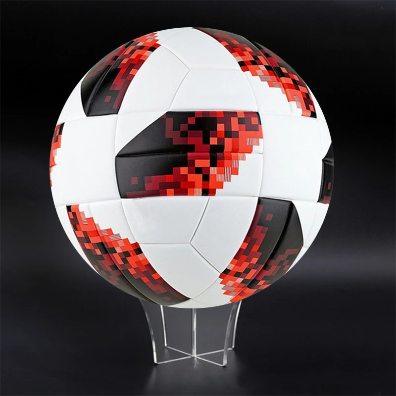 

Football Display Stand Acrylic Transparent Basketball Baskball Stand Display Holder Rack Support Base new