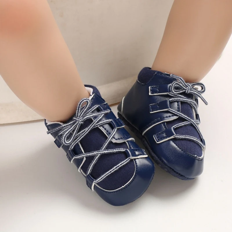 

Anti-slip First Walkers PU Sneaker Sport Shoes For Girls Boys Shoes Baby Shoes Newborn Baby Walker Infant Child Soft Bottom