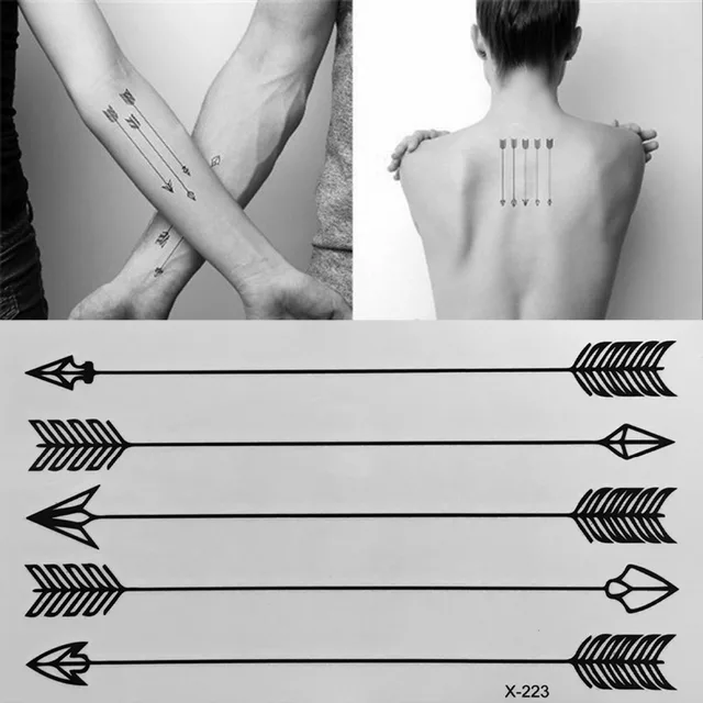 waterproof temporary sticker 10 5 6cm arrow waterproof temporary sticker 10 5 6cm arrow