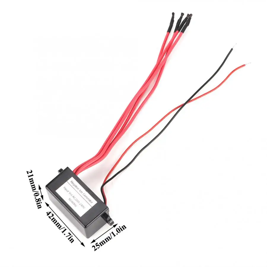 Домашний Анион Генератор отрицательных ионов ионизатор модуль мини очиститель воздуха 4 отрицательных линии инструмент