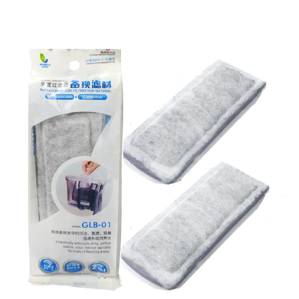 

Aquarium XP-09 XP-11 XP-13 Waterfall Filter Tank External Air Pump Sponge Activated Carbon Media Replacement Foam Pad Accessory
