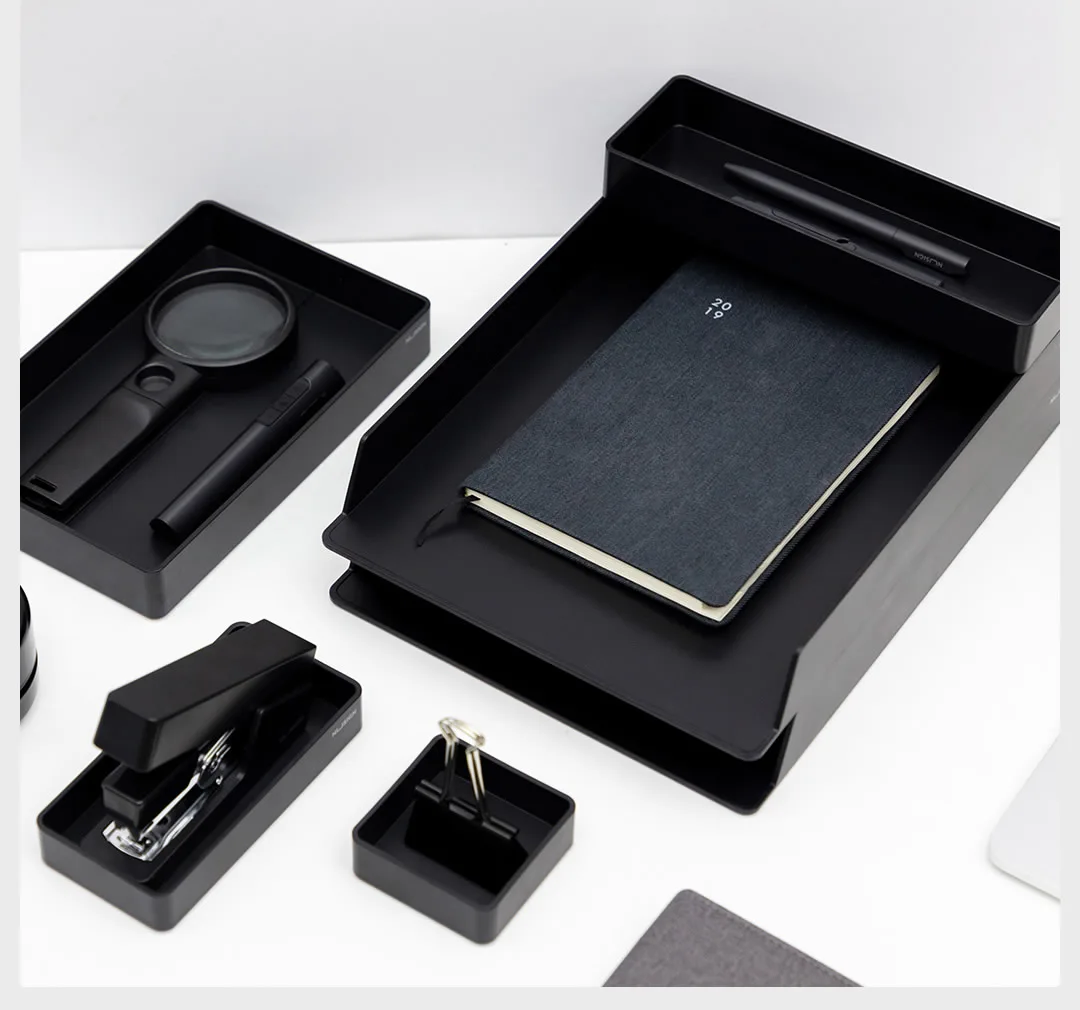 Xiaomi офисный стол органайзер для макияжа косметический Органайзер коробка для хранения журнал держатель школьные офисные канцелярские принадлежности Органайзер стойка