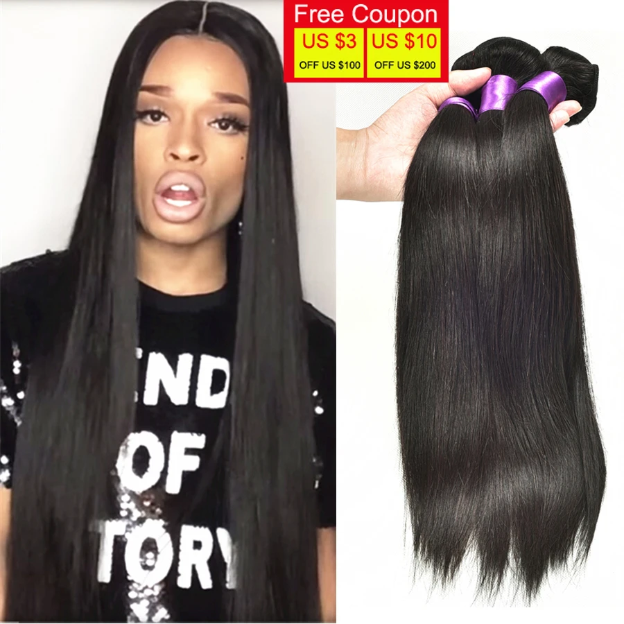 8A Mink Brazilian Hair Weave Bundles,Great Grace Hair Extension Brazilian Virgin Hair Straight 4 Bundles AnnaBelle Hair Products