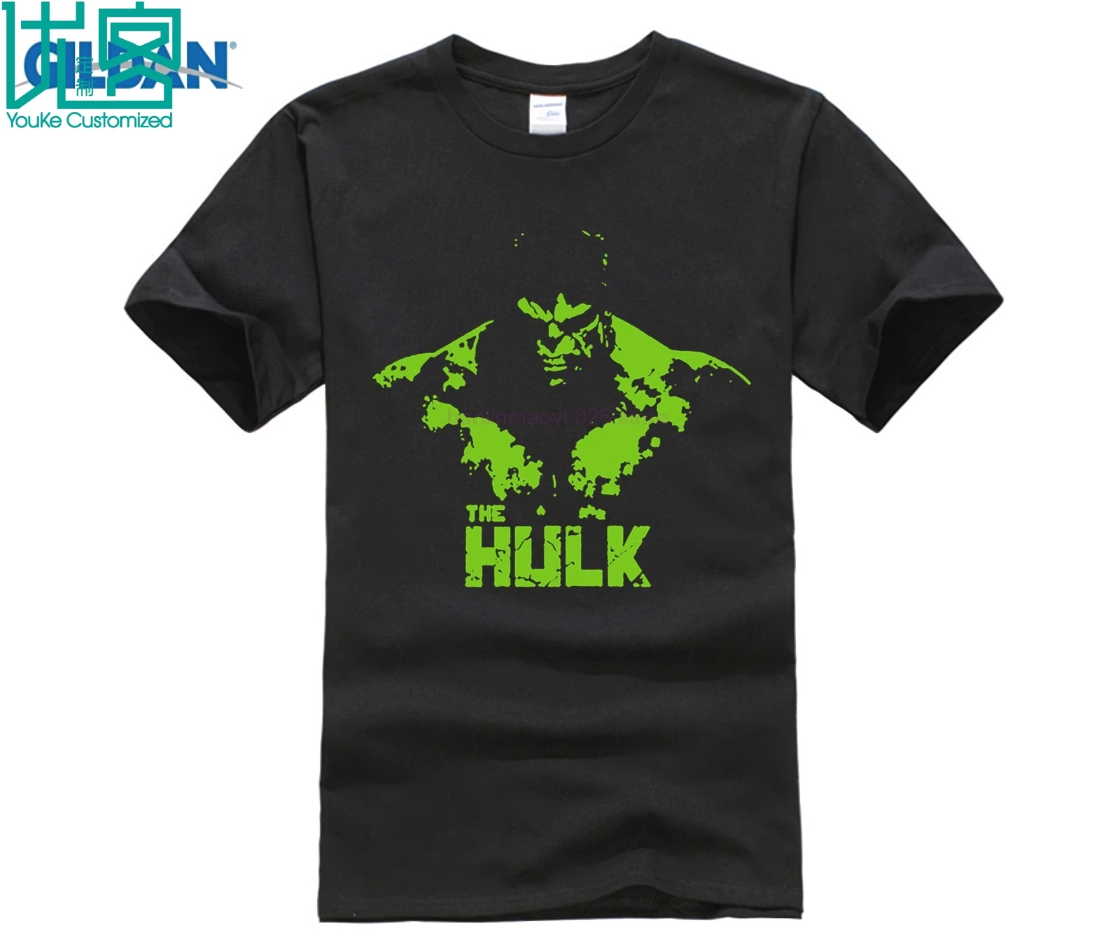 2017 New Arrivals Free shipping summer style HULK T Shirt Cartoon Men 100% cotton t-shirt men superhero print tshirt hulk |