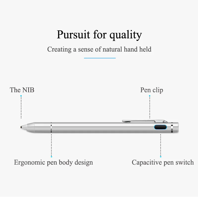 Inpher K833 Activ capacitive Stylus touch pen For Apple Painting Huawei Samsung ipad pencil Tablet Phone Android ios notes touch