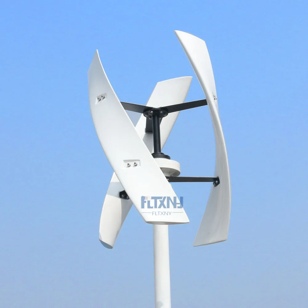 FLTXNY 600 Вт 12 В 24 в 48 в 300 об/мин Вертикальная ветряная турбина магнитной левитации ветрогенератор с 1000 Вт на сетке галстук инвертор