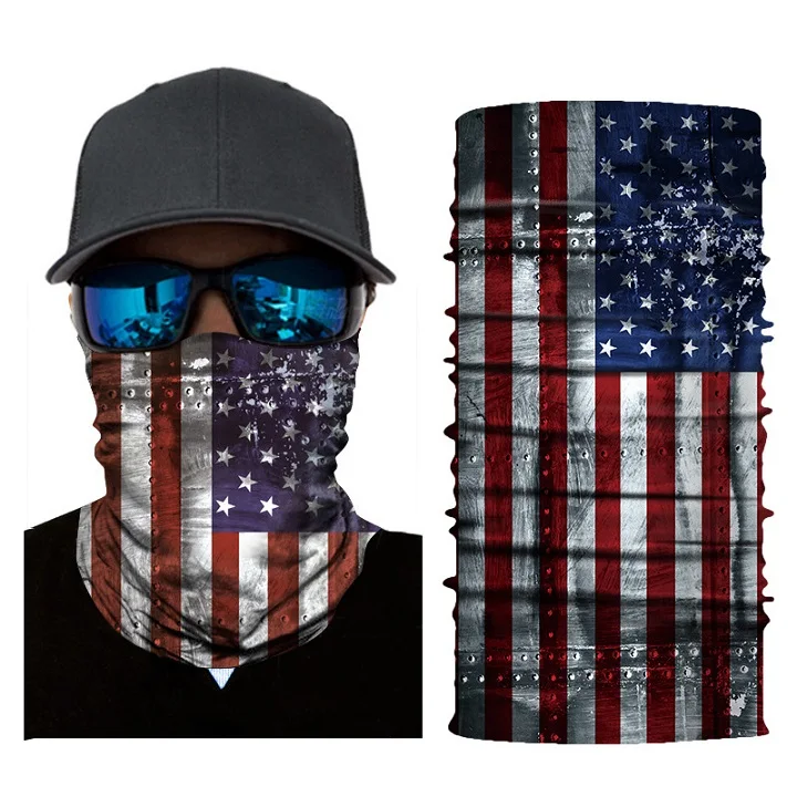 Бесшовные банданы для активного отдыха, кемпинга, спорта, велоспорта, Национальный флаг, шарфы, тактический волшебный шарф, маска для лица, тюрбан, повязка на голову - Цвет: AC123