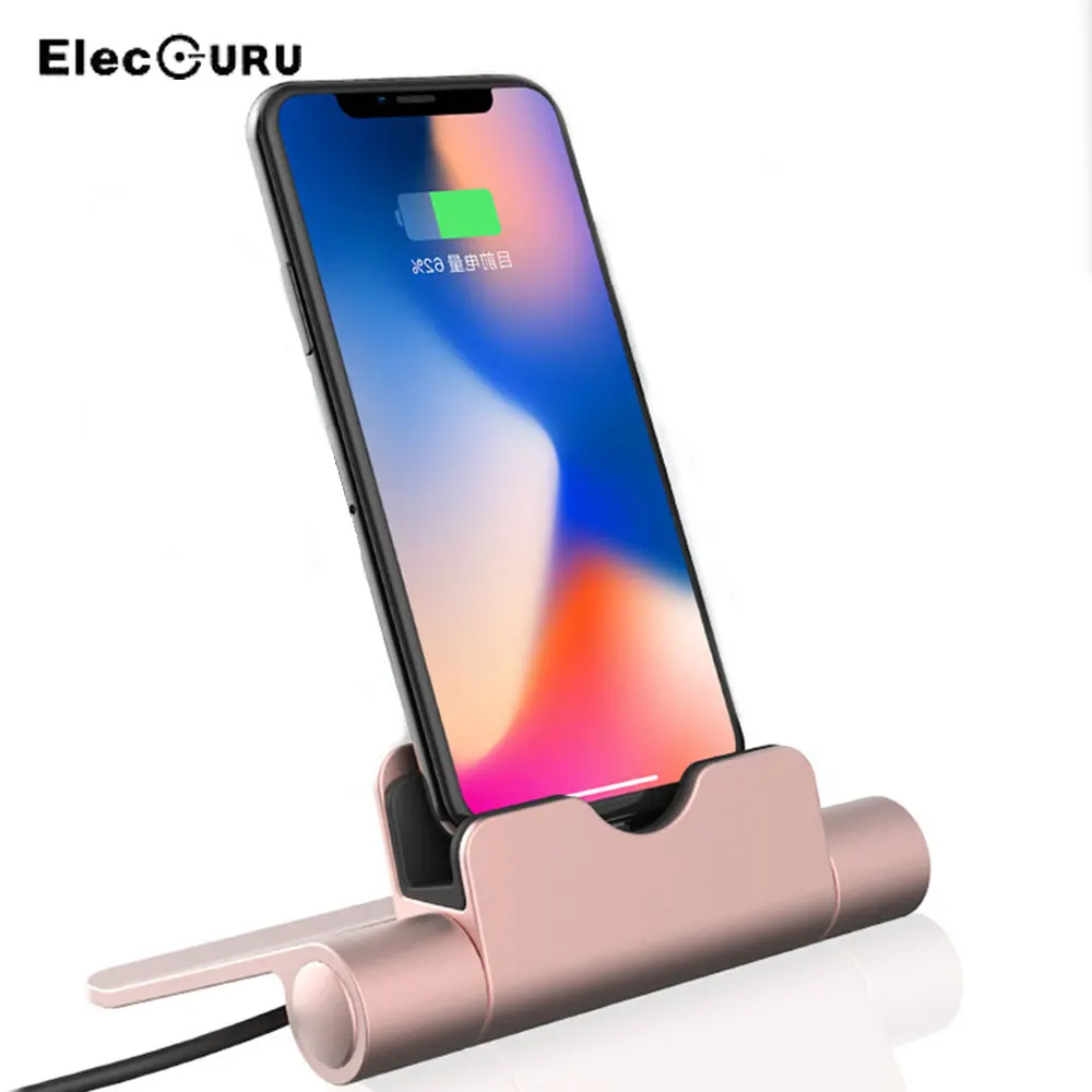 Charging Base Dock Station For Samsung Huawei Xiaomi USB Cable Sync Cradle Charger Base For Android