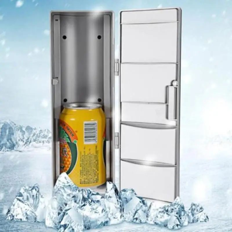 {}Family Essential}2018 Household mini fridge 1PC Portable USB Desktop