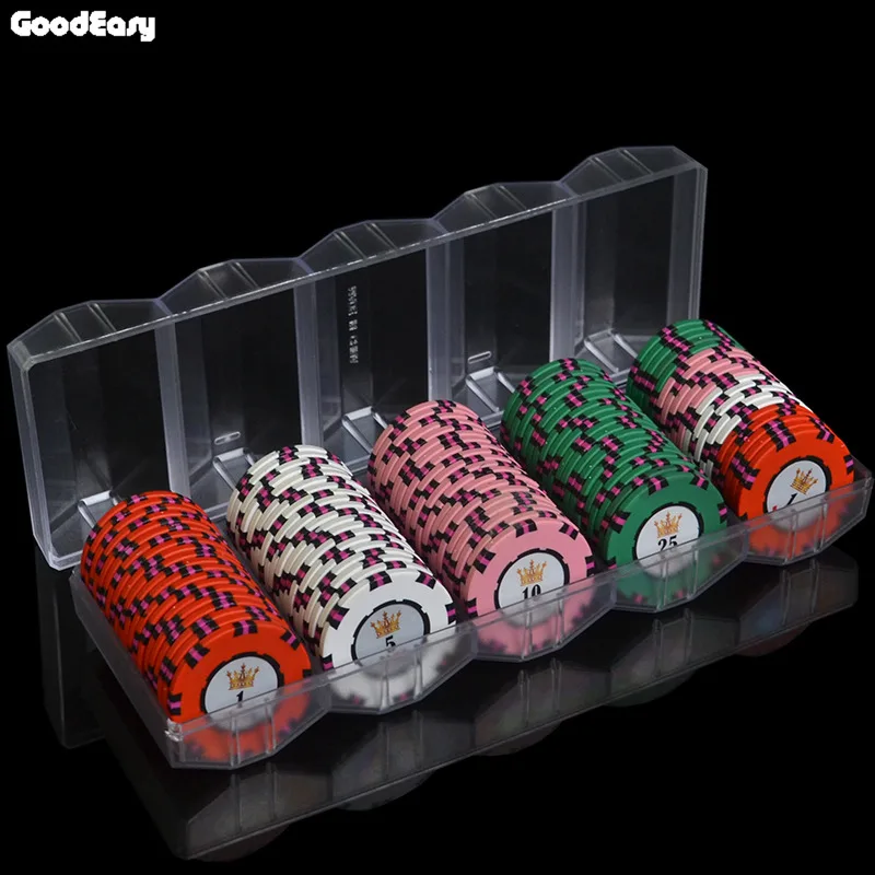 100 шт трехцветные развлечения Техасский Холдем глина с железными покерными фишками наборы высококлассные 16,5 г цветные дешевые чипсы
