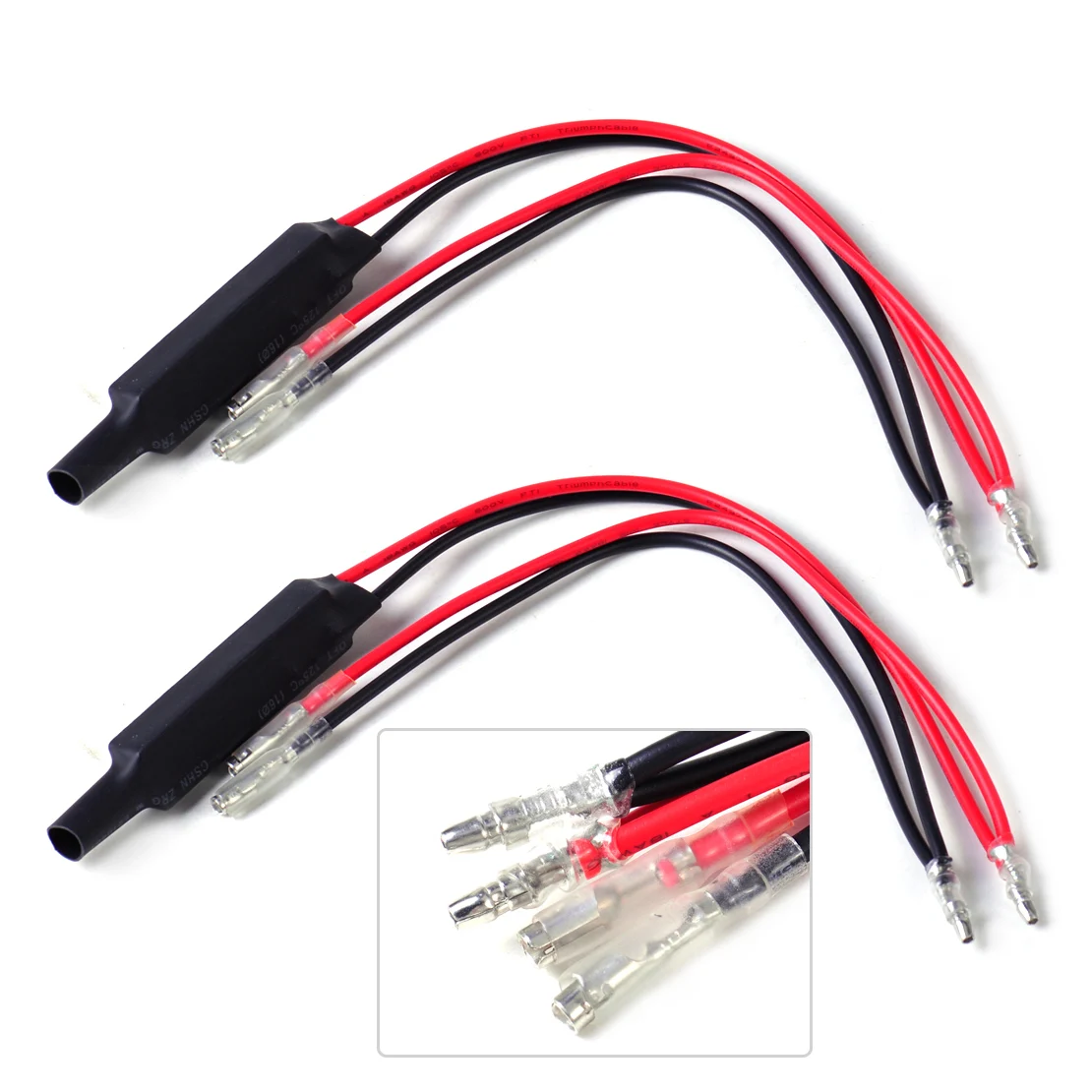 

2pcs Motorcycle 12V LED Load Resistor Turn Signal Indicator Flash Blinker Fix Error fit for Honda Harley Kawasaki Suzuki Yamaha