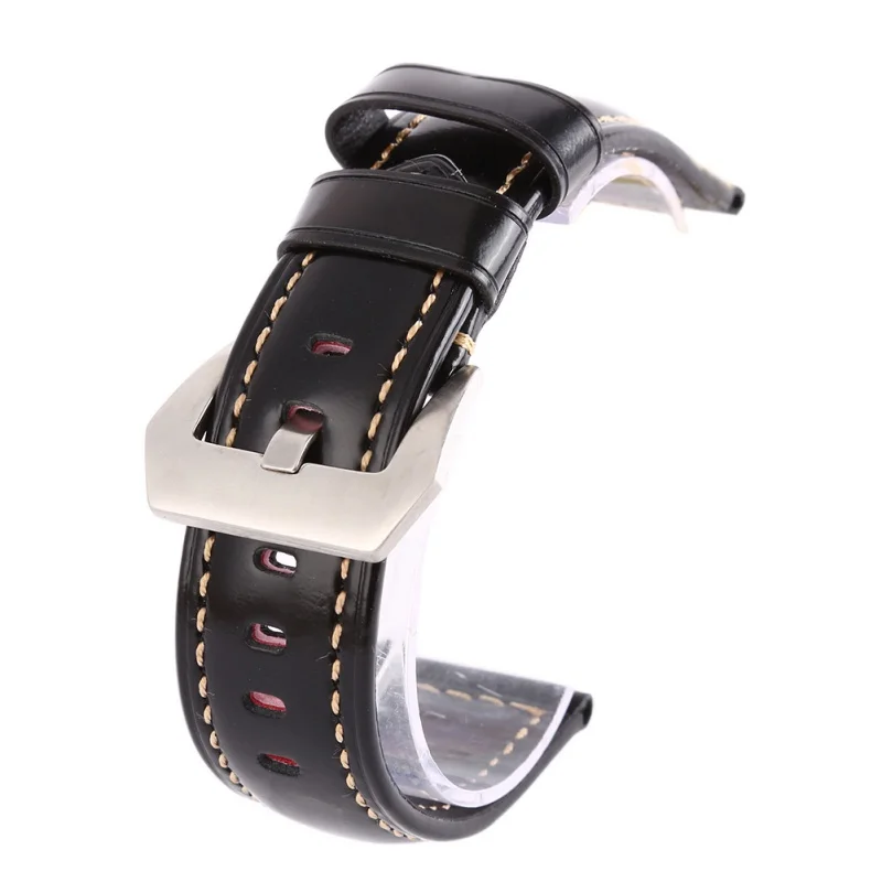 Leather Watchbands Men Women Watch Band Strap for Belt Stainless Steel Buckle 20 22 24 26mm Leather Watchbands Men Women Watch Band Strap for Belt Stainless Steel Buckle 20 22 24 26mm