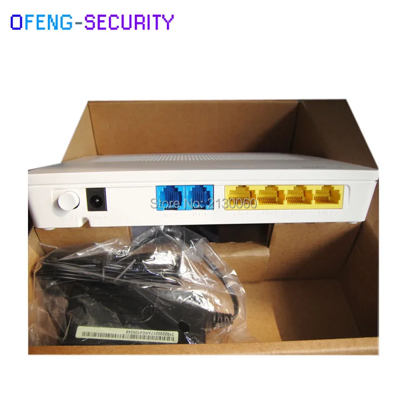 Оригинальная Проводная Gpon-клемма ecalife HG8240F Проводная ONU с 4 портами ethernet, английский интерфейс