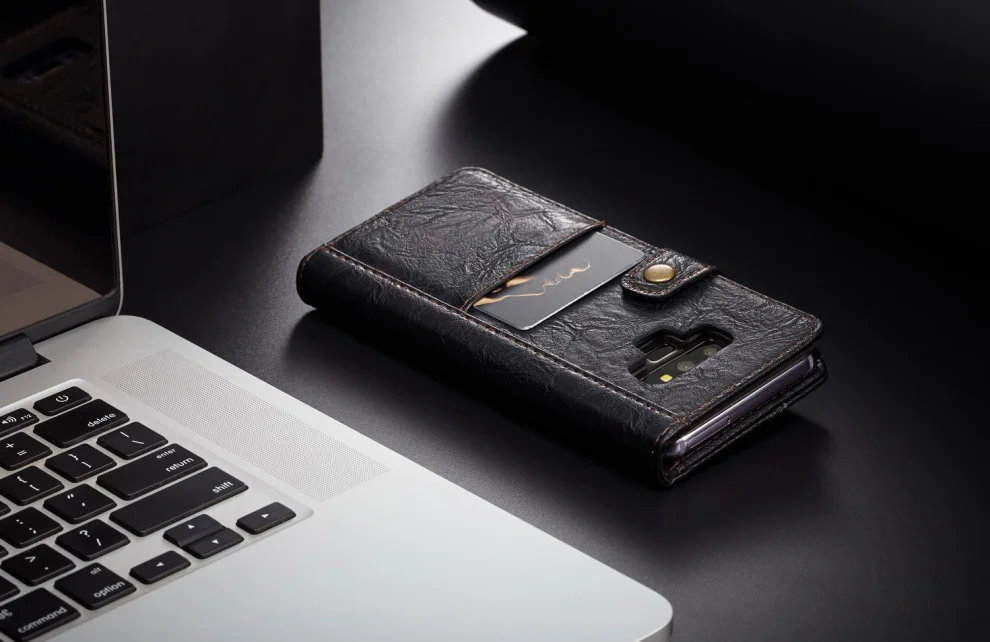 CaseMe кожаный чехол для samsung Galaxy Note 9 Бумажник Обложка внутренние и внешние отделения для карточек Кнопка флип чехол для samsung Note9