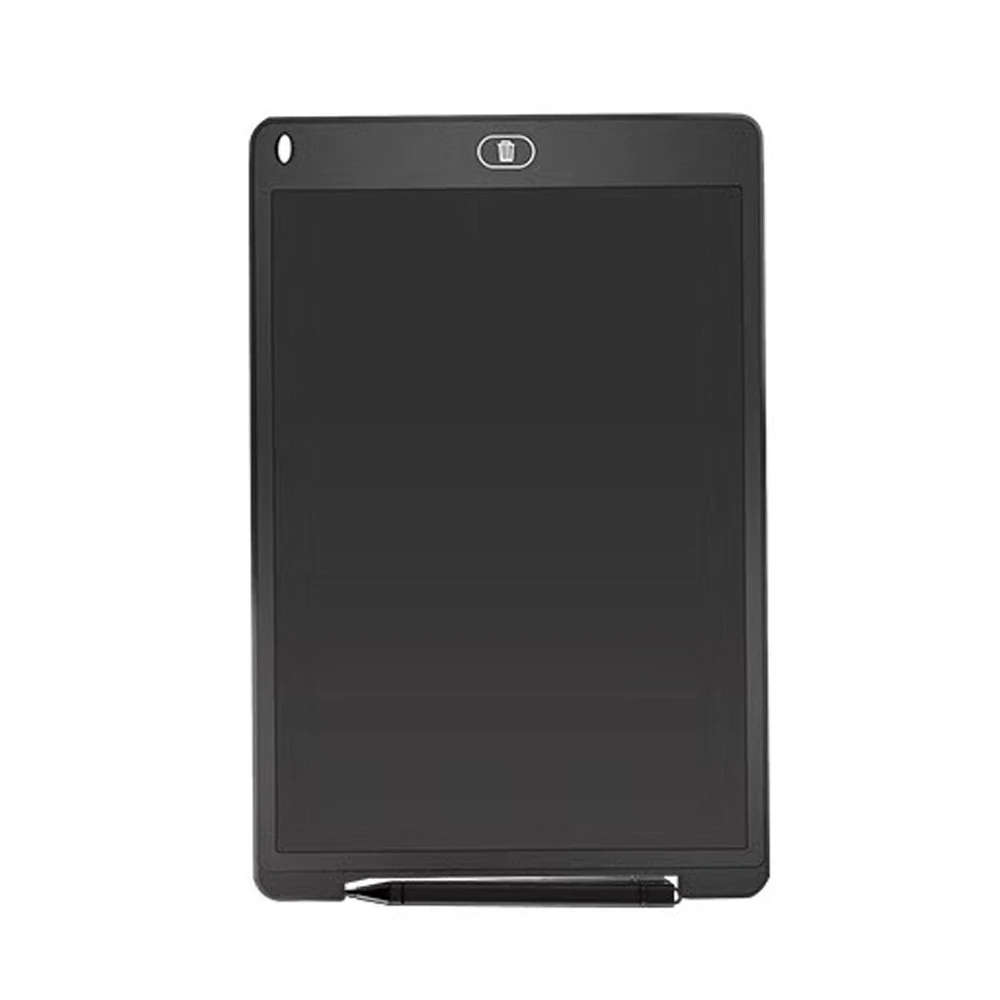 12 дюймов Смарт ЖК-планшет для письма Цифровой графический планшет почерк портативные электронные подушечки ультра-тонкие умные доски - Цвет: Black