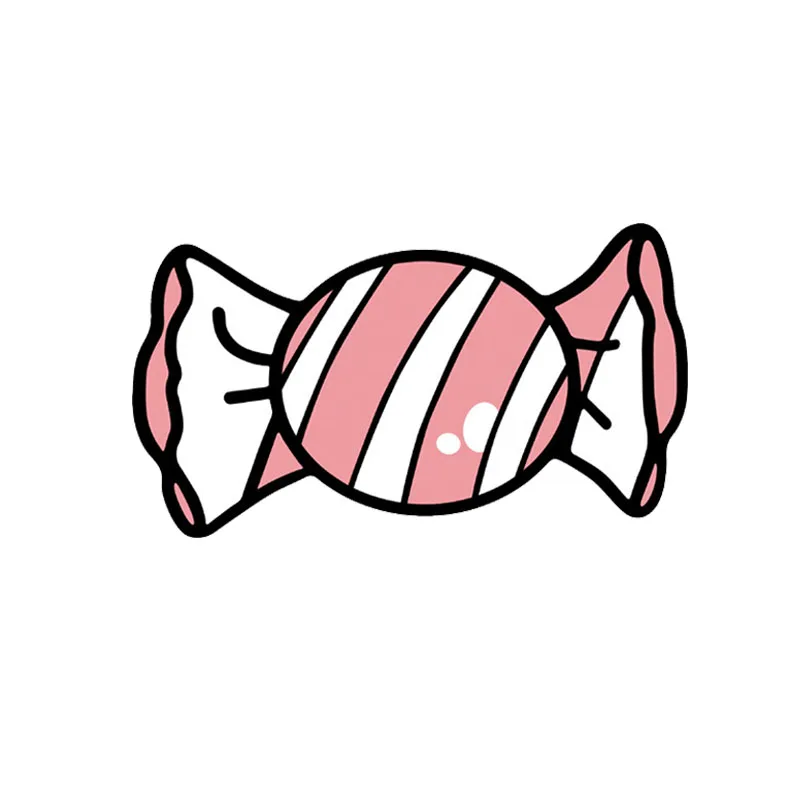 12cm*7cm Cartoon Candy Car Stickers Decals Accessories Cover Decorate