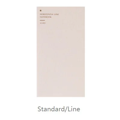 Стандартный/карман/паспорт блокнот Dot Grid сшивание внутренних страниц Дневник Журнал путешественника пополнения планировщик Органайзер наполнитель бумаги - Цвет: line-standard