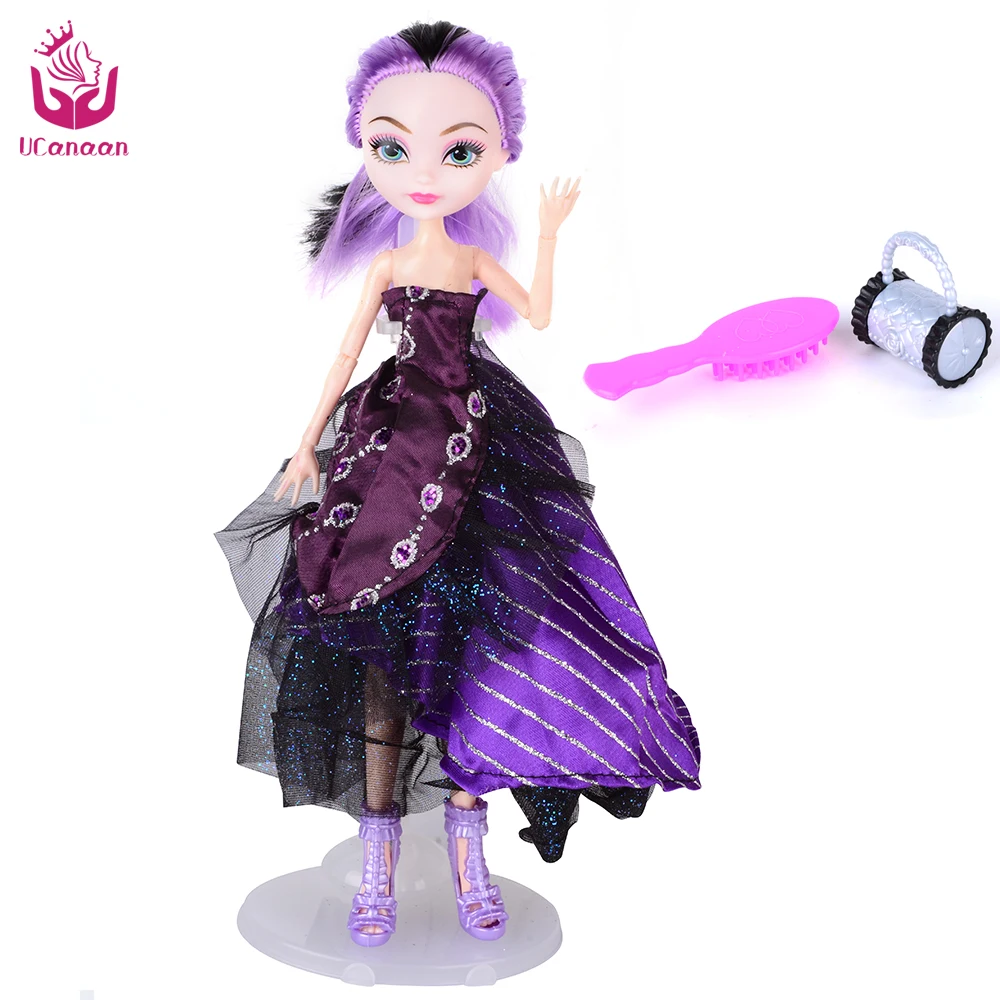 UCanaan 3 Dolls / Lot Ever After Doll  High Toys Apple White Madeline Hatter Raven Quee Joint Moveable 11 joints birthday gift