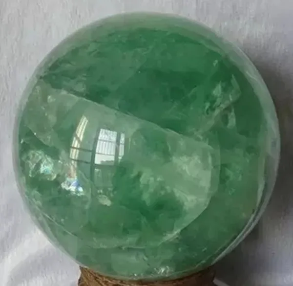 3.56LB Natural fluorite sphere rock quartz crystal ball healing natural stones and minerals | Дом и сад