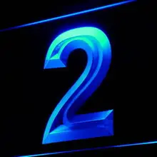 I871 2 номера два дисплея Декор неоновый свет знак вкл/выкл Swtich 20+ цвета 5 размеров