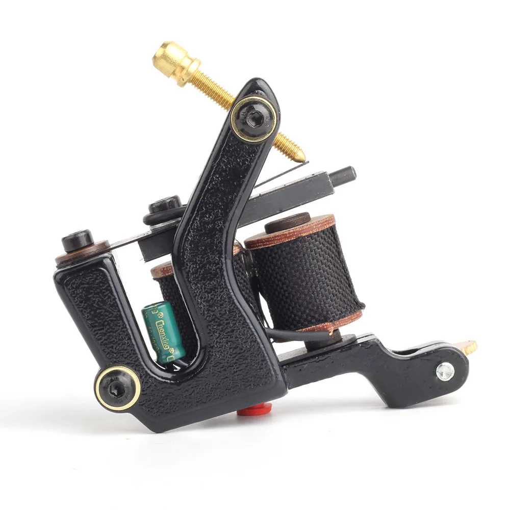 YILONG 2018 Hot Sale Coil Tattoo Machine Handmade Black Tattoo Gun for