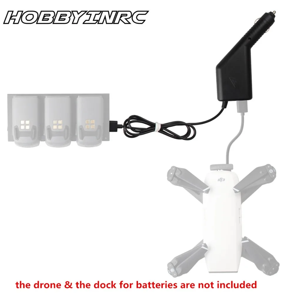 

HOBBYINRC Specialized Intelligent Battery Car Charger with USB Port for DJI Spark RC Drone Battery Chargers
